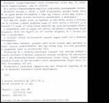 Kivonat „Huszti” fn. ügynök 1973. VIII. 27-i jelentéséből, a „Konkrét költészet” c. kiállításról, Budapesti Rendőr-főkapitányság III/III-B. alosztály, 1973. szeptember 15.