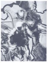 Siskov Ludmil: Asztronauták, 1968. olaj, vászon, 122x90 cm, mgt